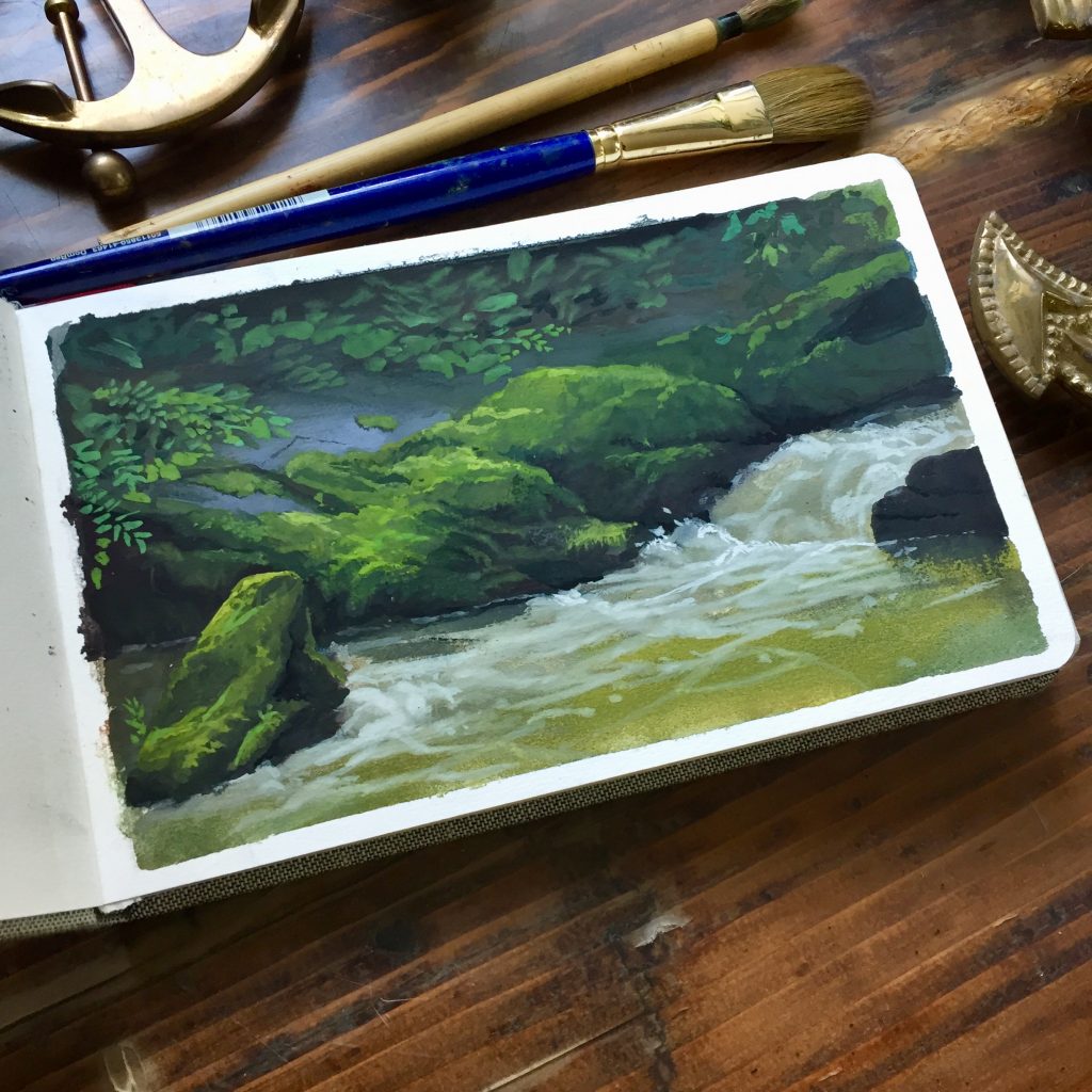 Gouache Painting