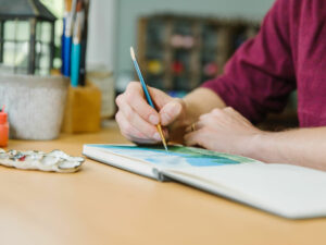 Painting with gouache