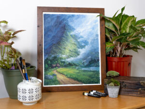 Open Acrylic Painting - Justin Donaldson
