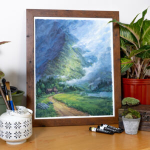 Open Acrylic Painting - Justin Donaldson