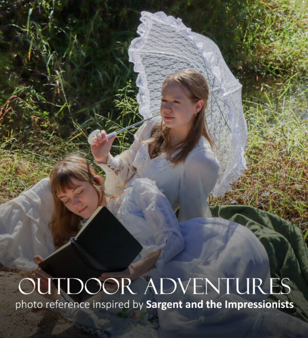 Outdoor adventures: photo reference inspired by Sargent and the Impressionists