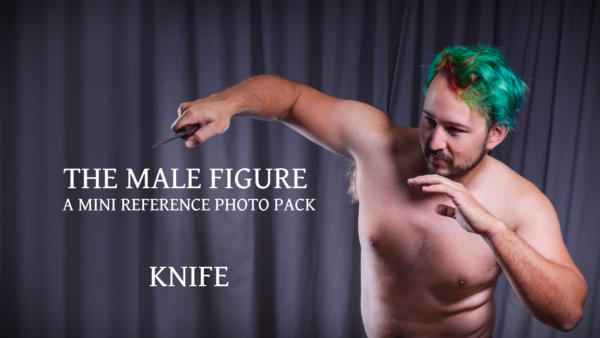 Free Mini Reference Pack -Male Figure with Knife - Image 2