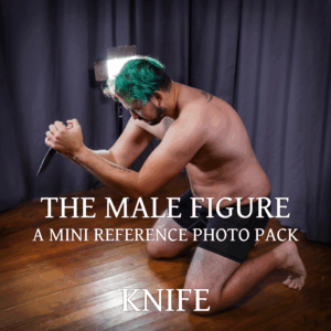 Free Mini Reference Pack -Male Figure with Knife