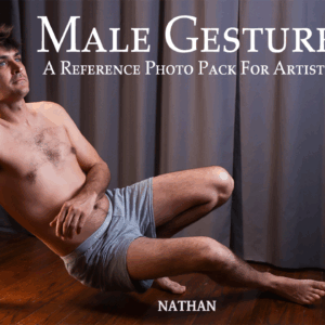 Male Gesture Reference Photo Pack -Nathan