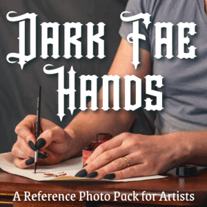 Dark Fae Hands Reference Photo Pack