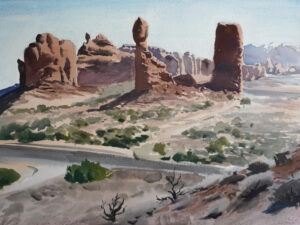 Arches - National park plein air