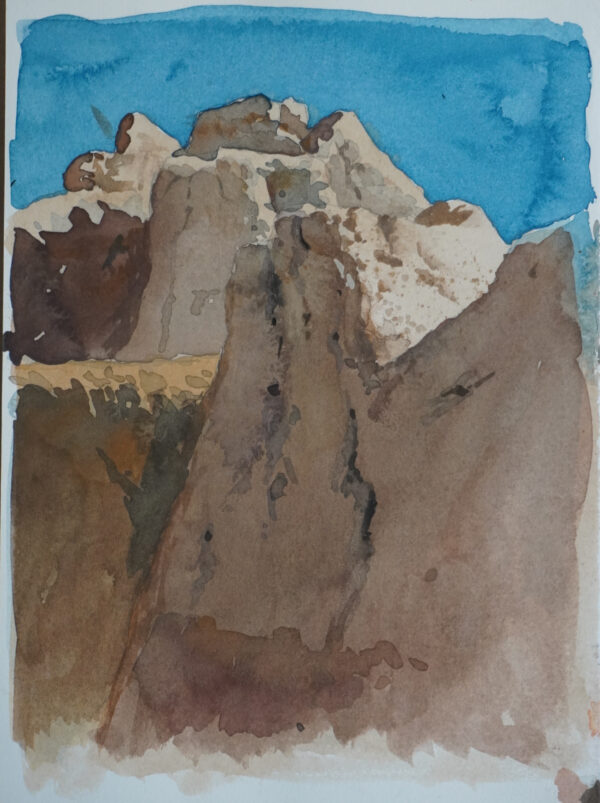 The Badlands - South Dakota plein air