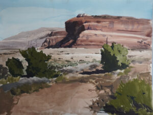 Utah Mountains - Plein air