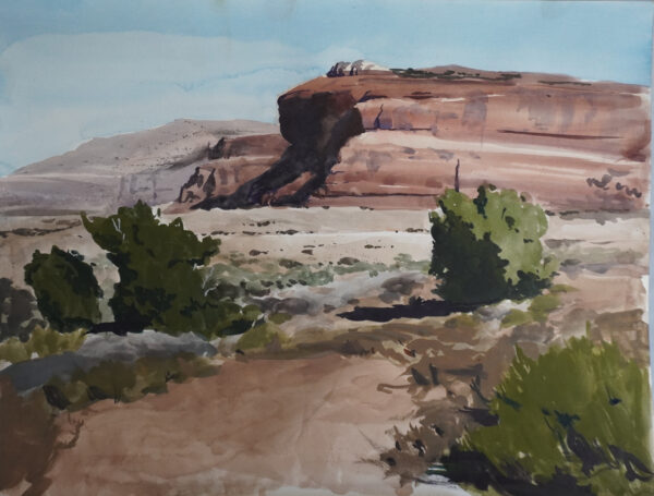 Utah Mountains - Plein air